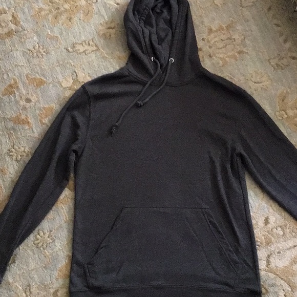 Boys Gray Hooded Sweatshirt Size Medium - Picture 5 of 5